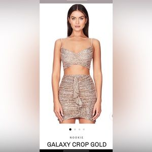 Nookie two piece gold set